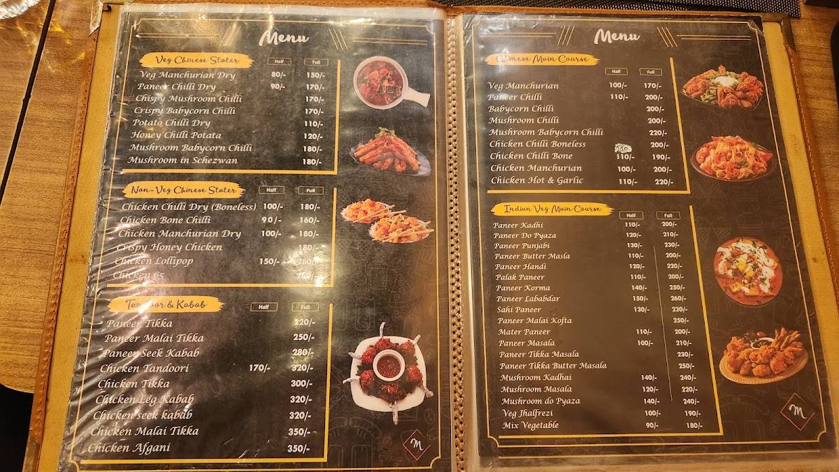 Momos World Cafe & Restaurant menu