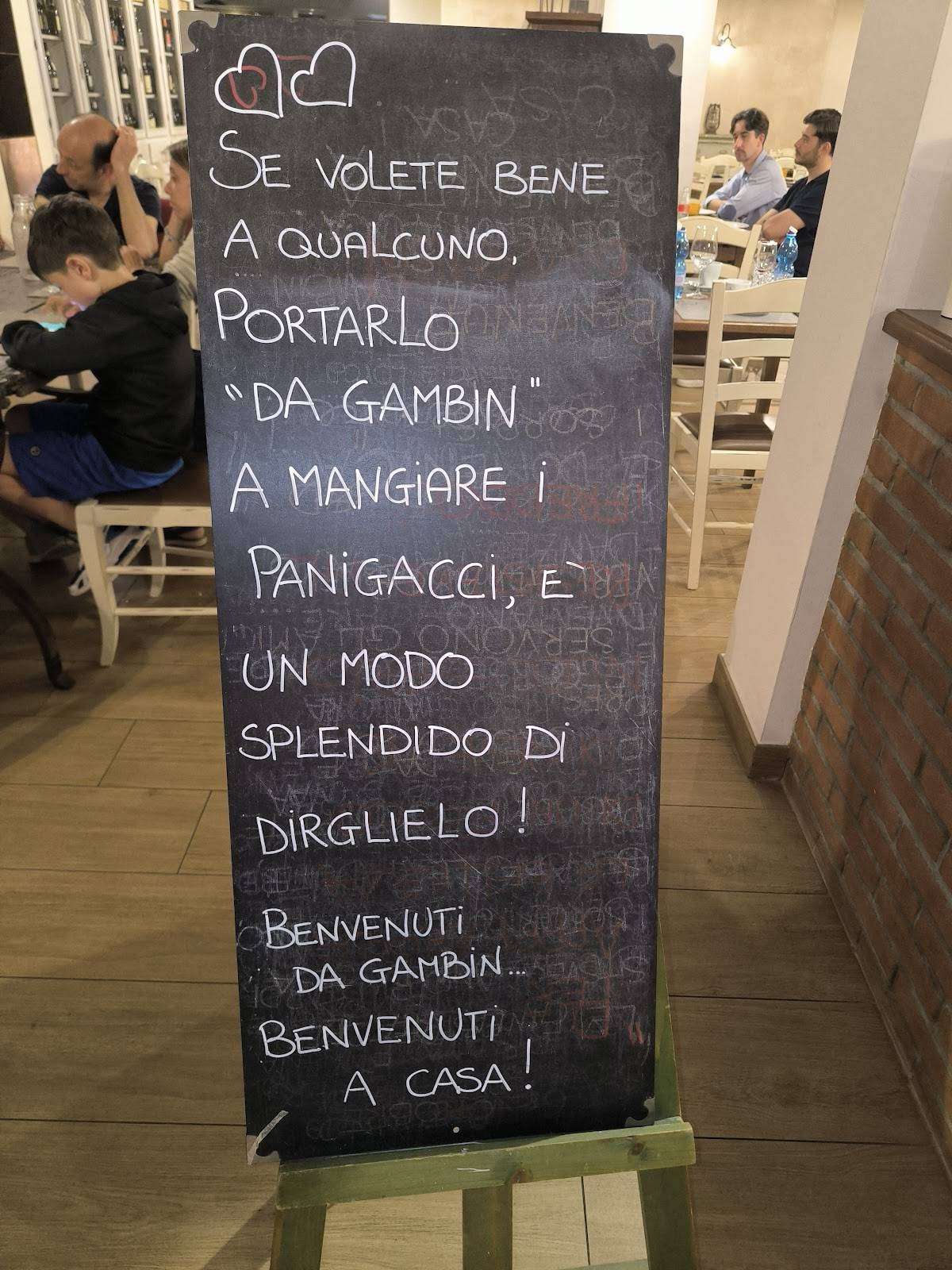 Menu di Da Gambin 