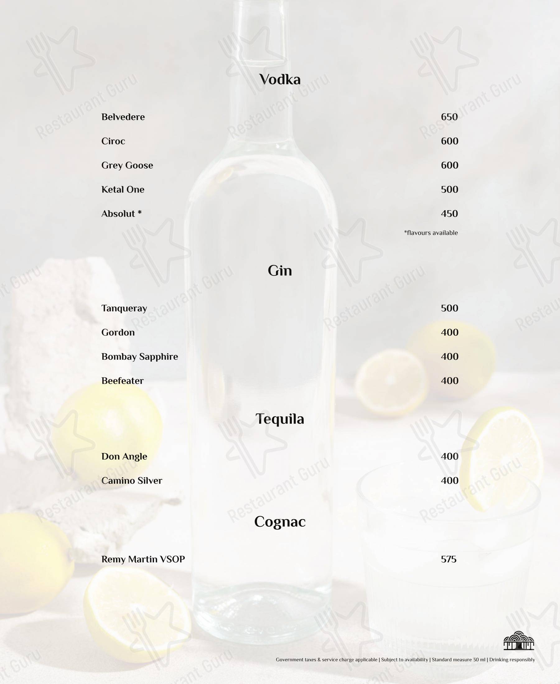 菜单 for Moon Tree Cafe in Kolhapur