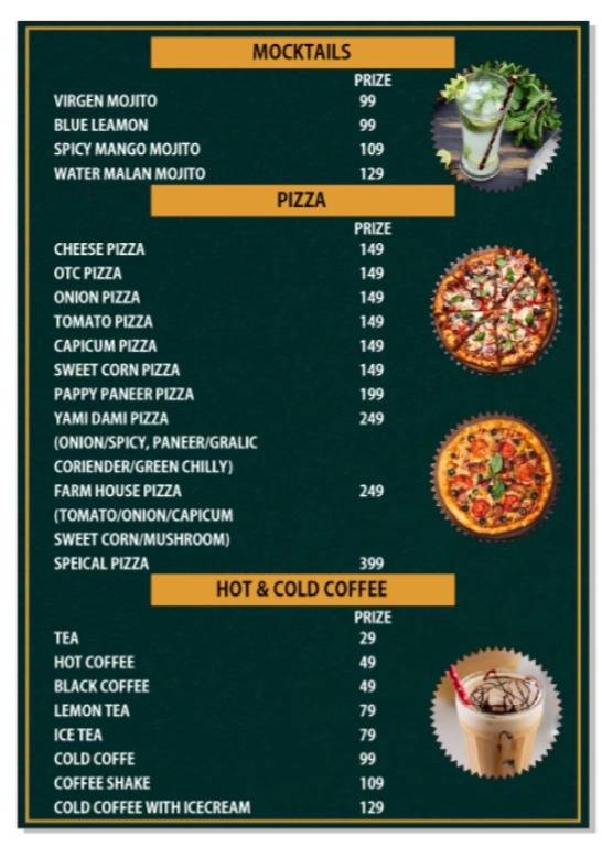 Mr . Thali king restaurant menu