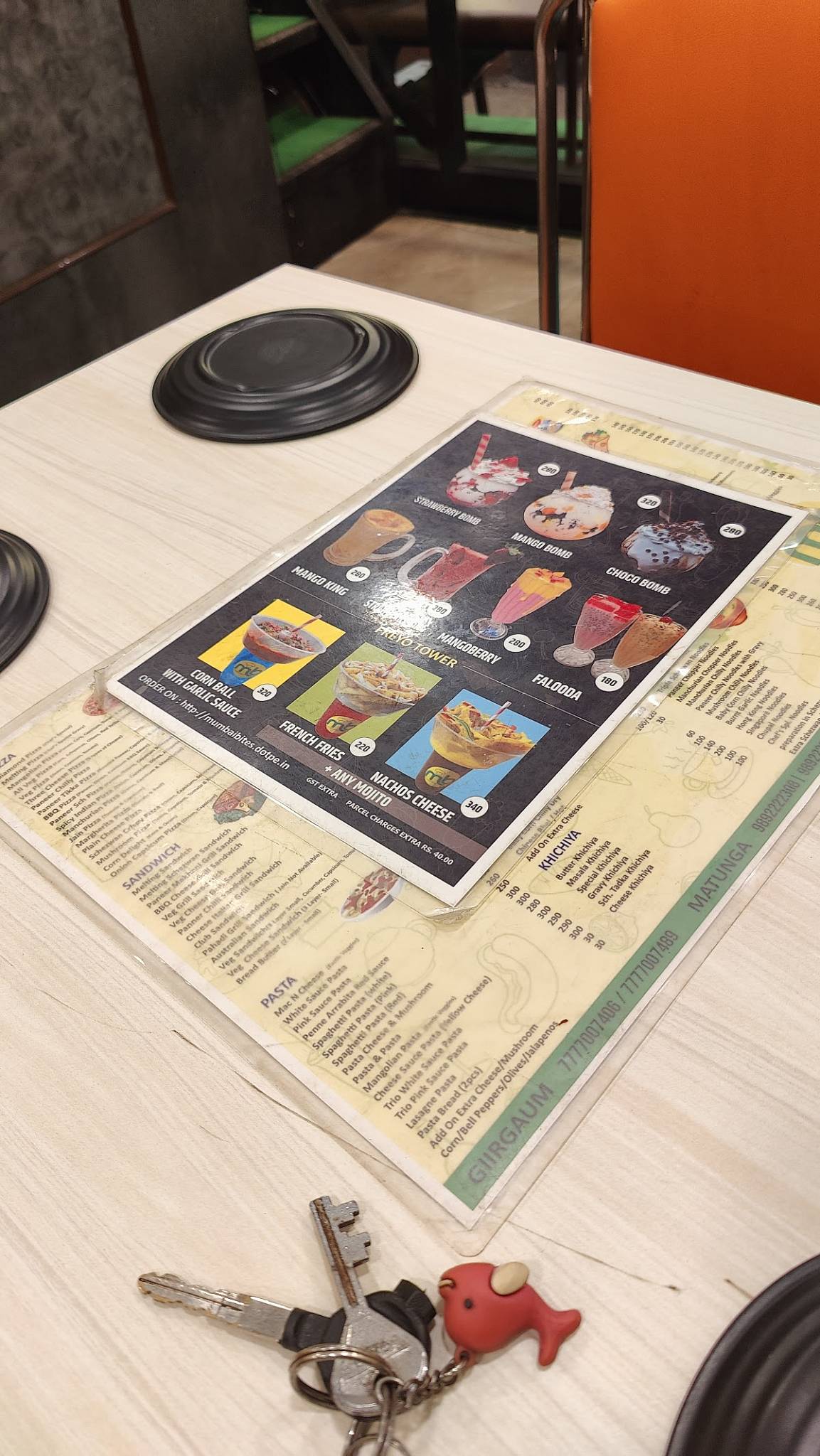 Mumbai Bites - Ghatkopar menu