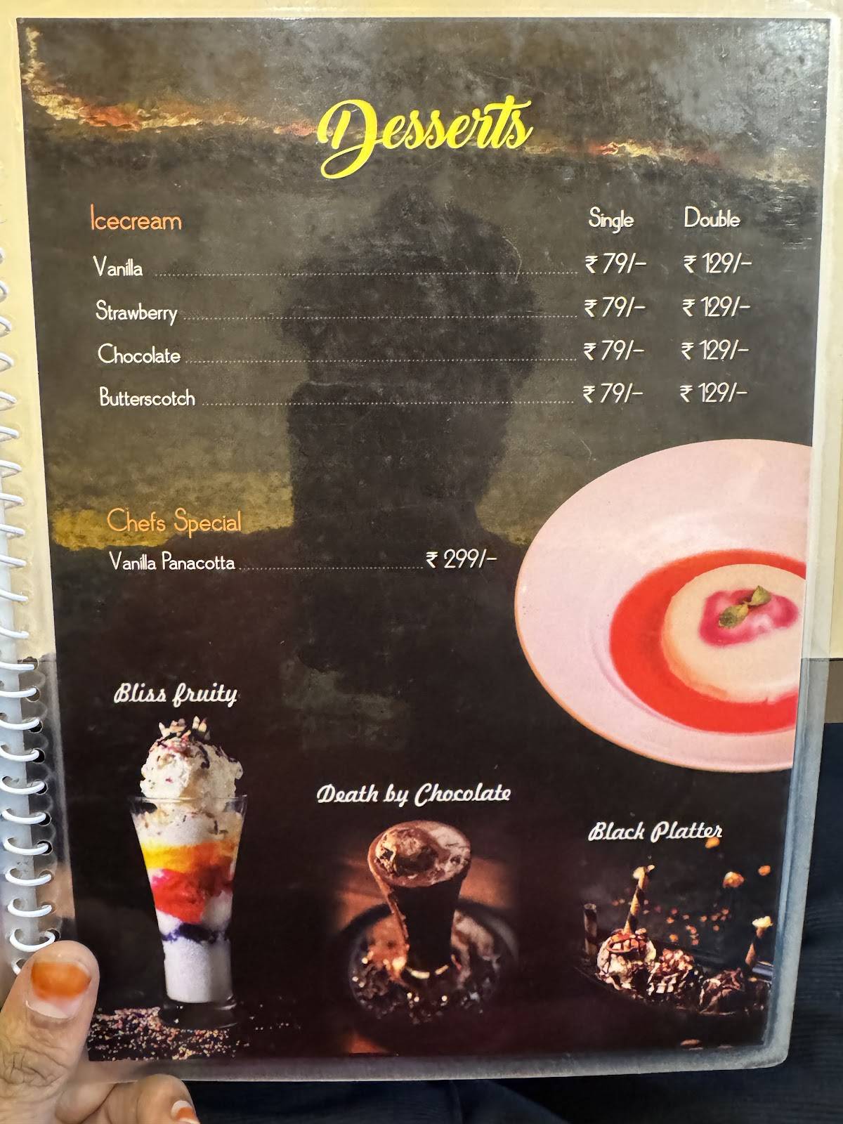 Make My Day menu