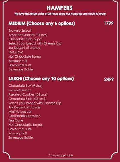 Pop Tate's R-City Mall menu