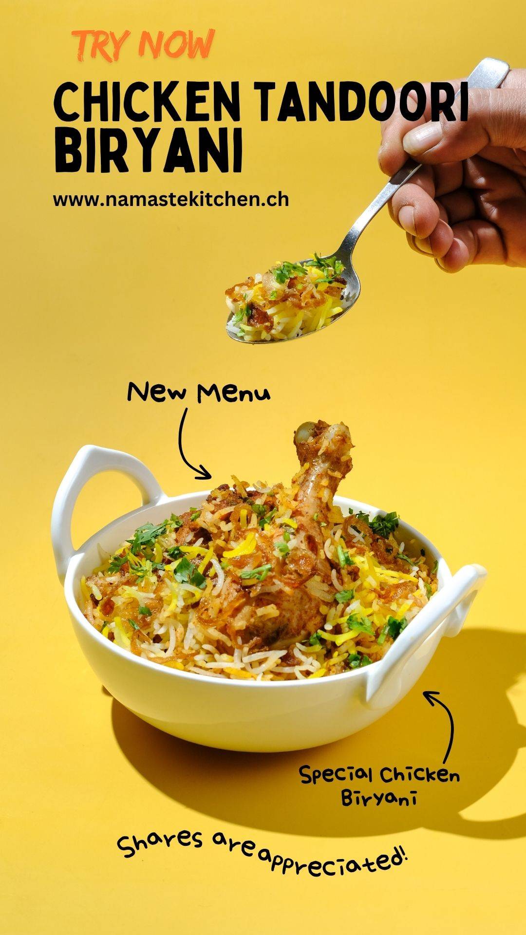 Menu di Namaste India - Indian Restaurant 