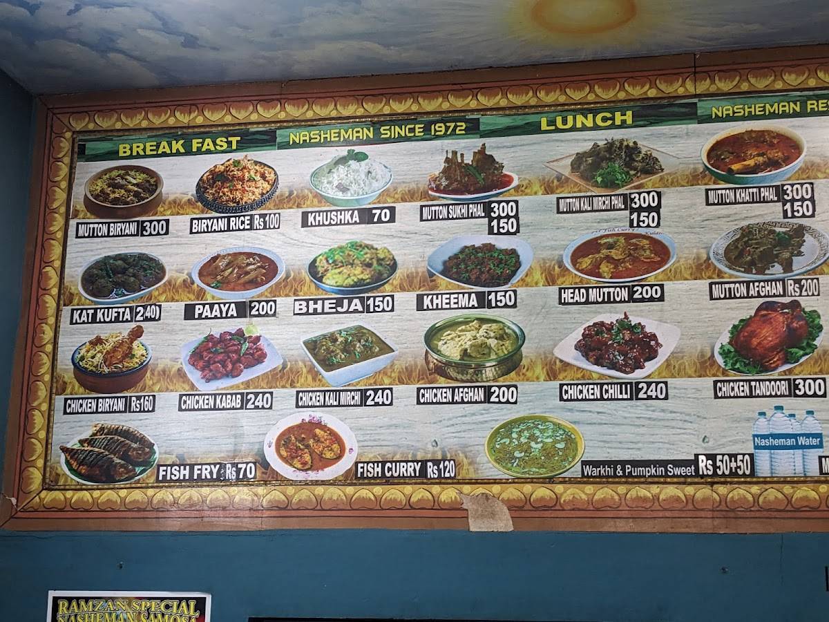 Nasheman menu