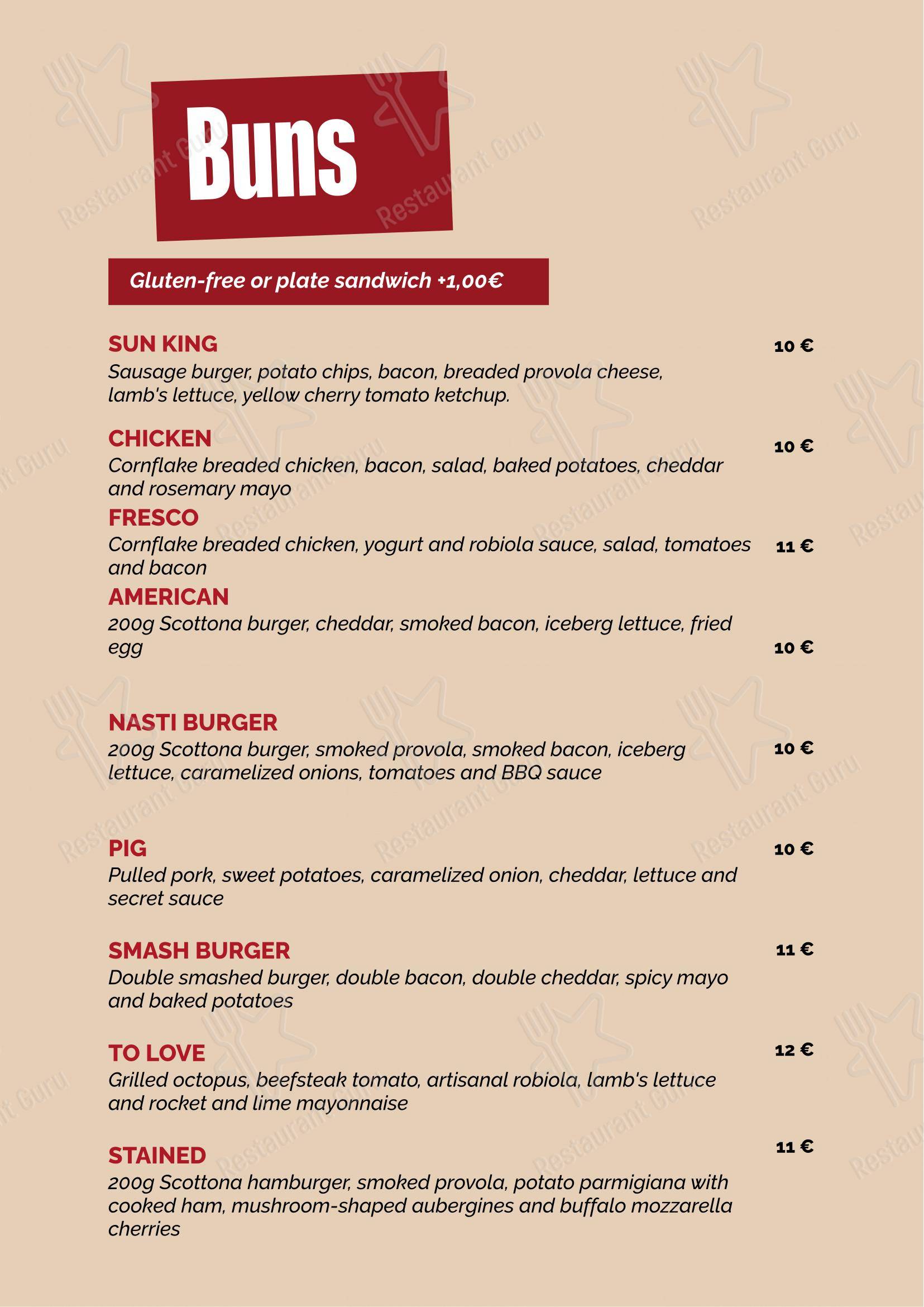 Menu di NastiEat - Menu bar