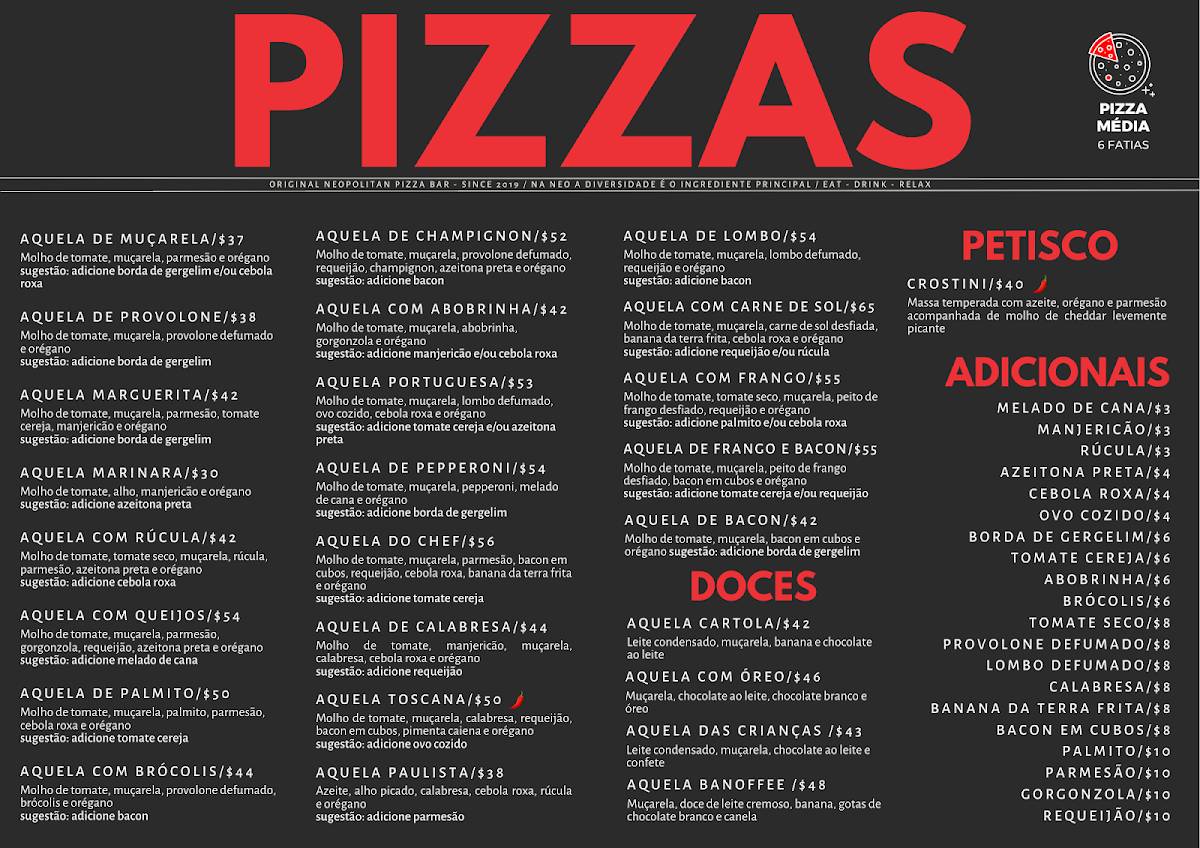 Neopolitan - Pizza & Bar cardápio