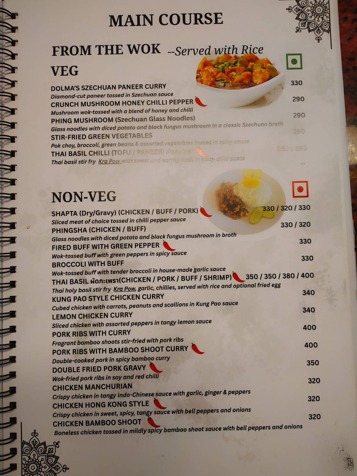 Cafe Dolma - Since 1984 Majnu ka Tila menu