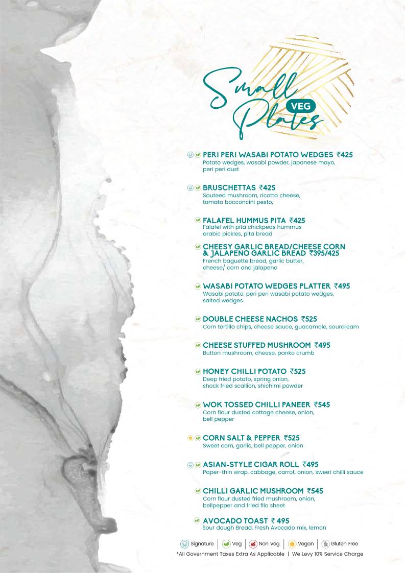 Open House Cafe menu