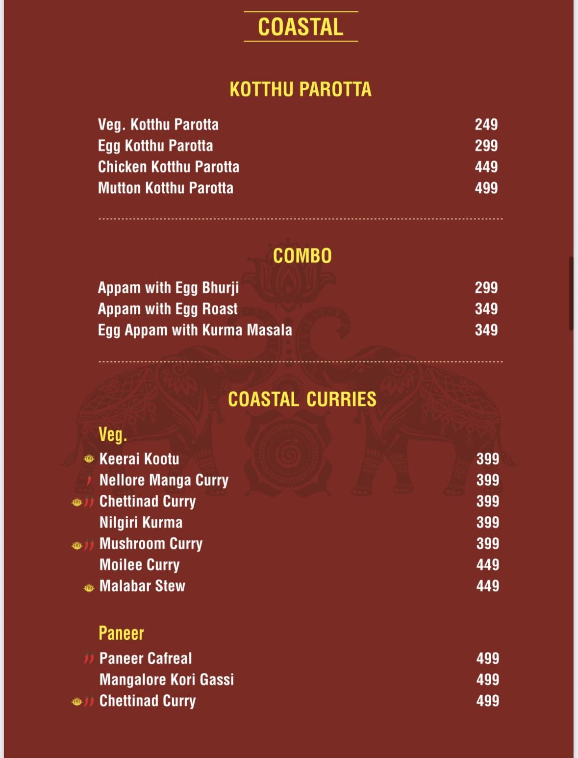 Shree Nameshwaram Restaurant Best South Indian Restaurant In Delhi menu