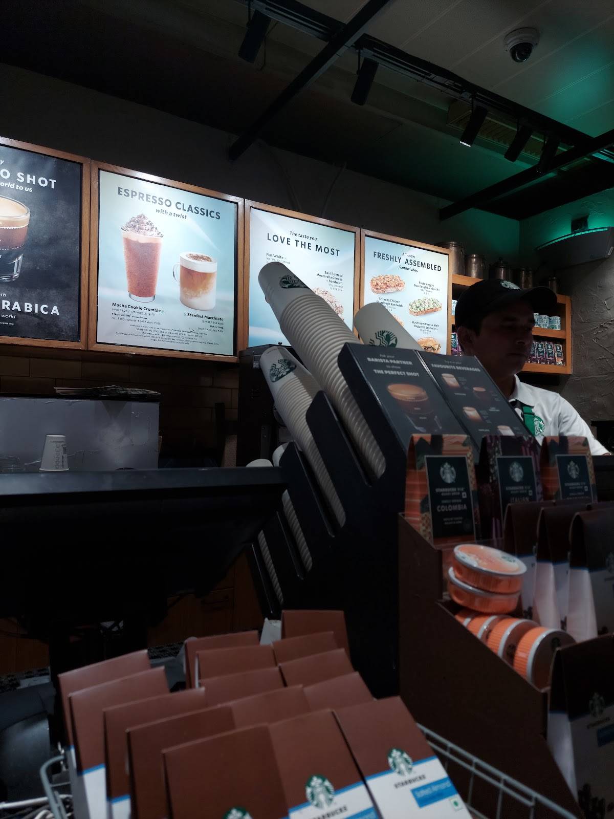 Starbucks menu