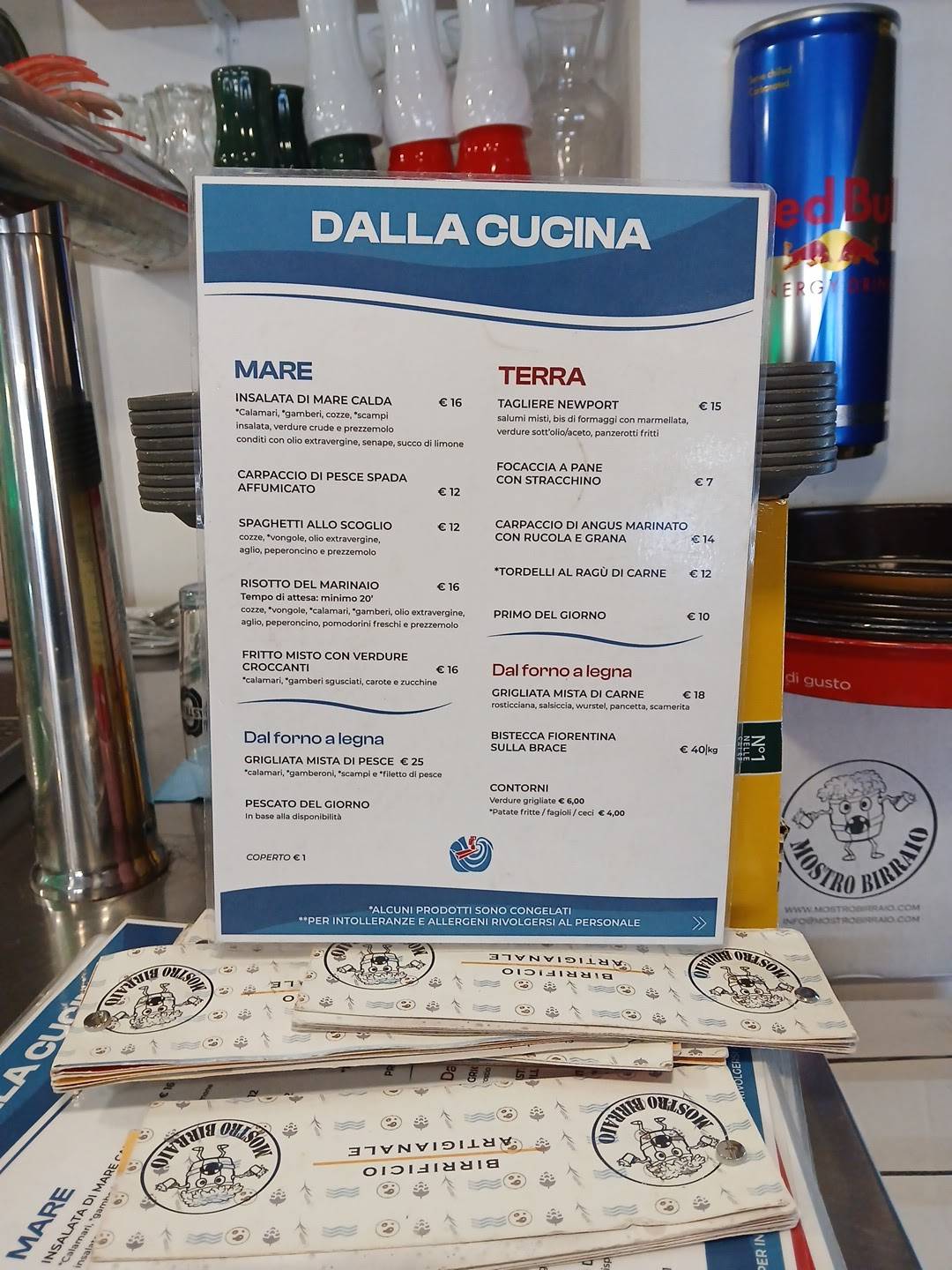 Menu di Newport Osteria Pizzeria Bar 