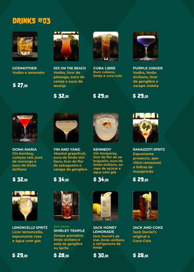 O Seu Boteco cardápio