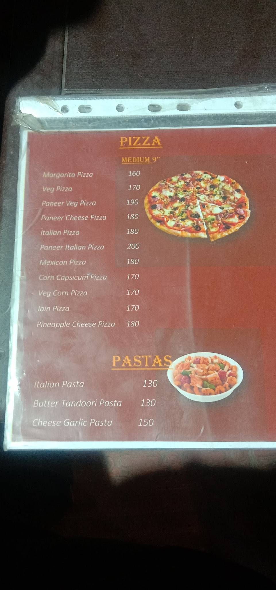 OM FAST FOOD menu