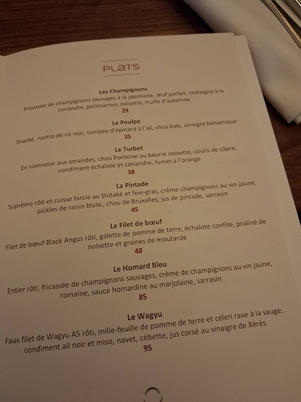 Menu de ONYX