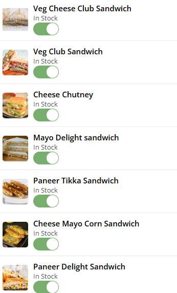 Oakaz Rooftop Restaurant menu