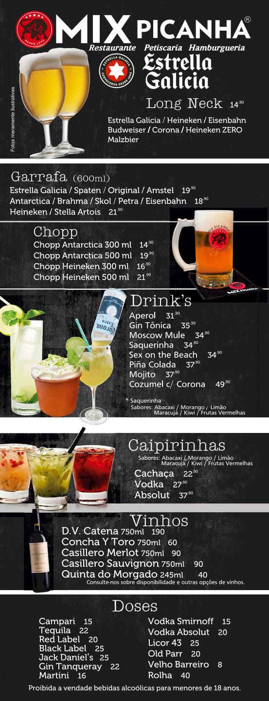Mix Picanha Olímpia cardápio
