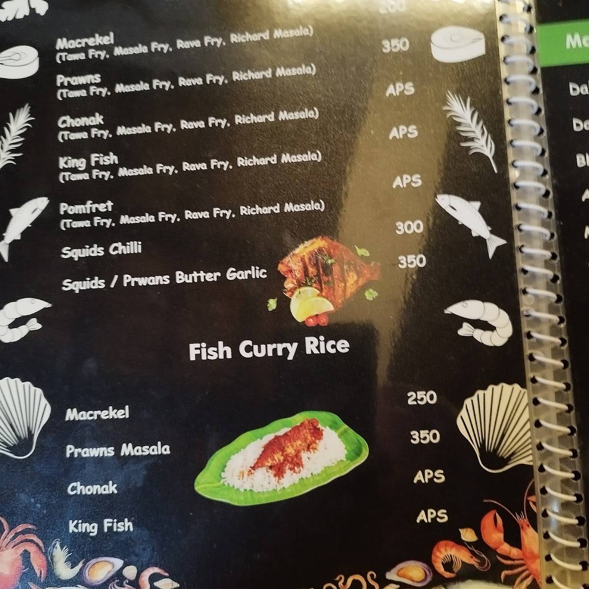 Olio's menu