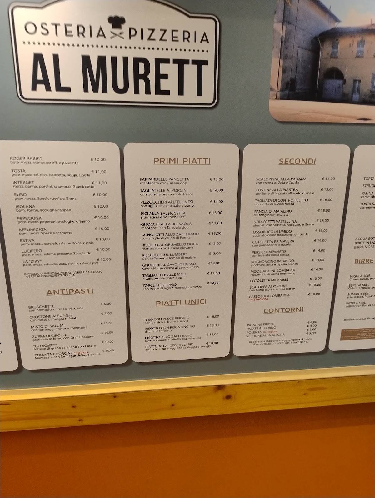Menu di Al Murett 