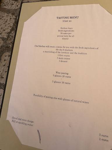 Menu di Botteghe Antiche - trattoria di paese 