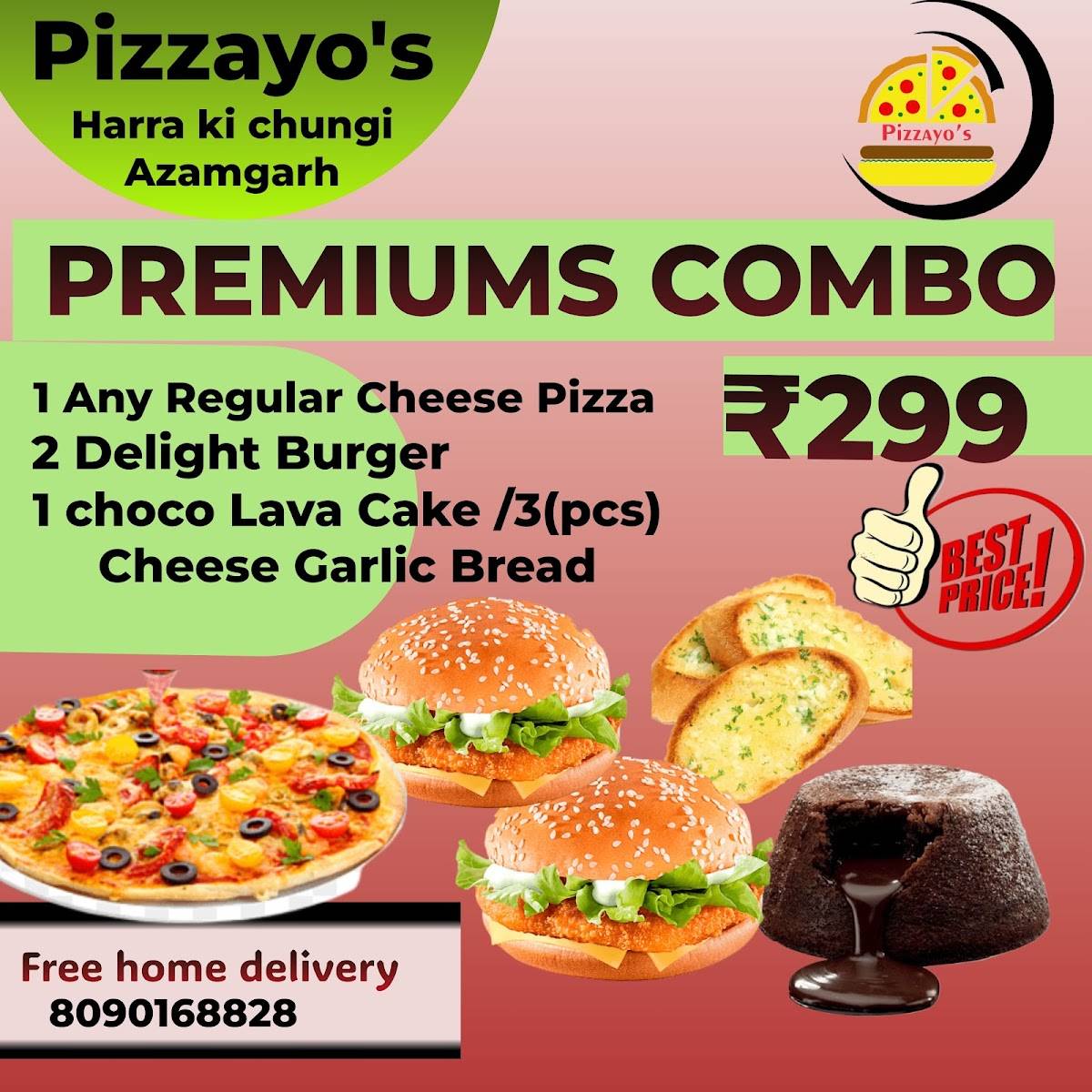 PIZZAYO'S (restaurants) menu