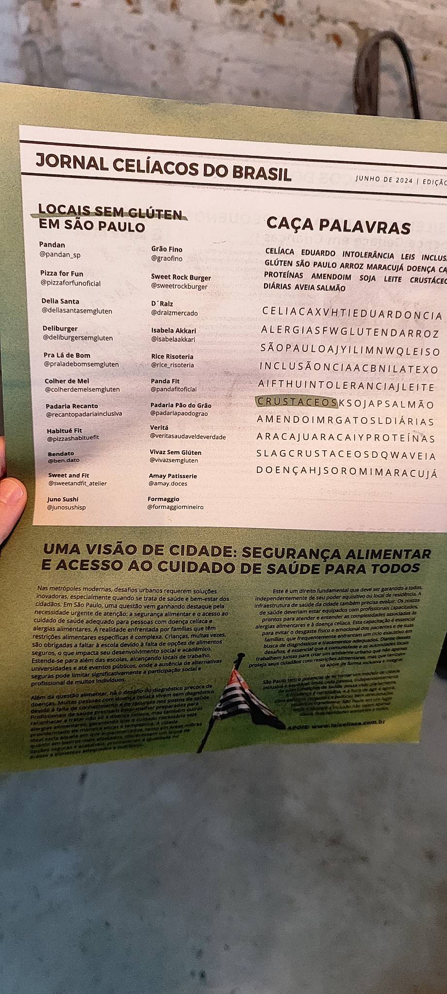 Pandan cardápio
