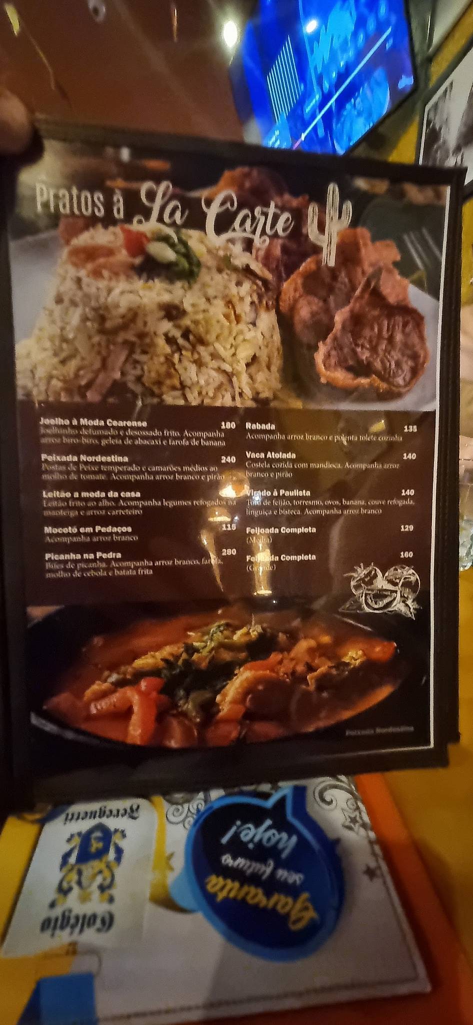 Panelão do Norte cardápio