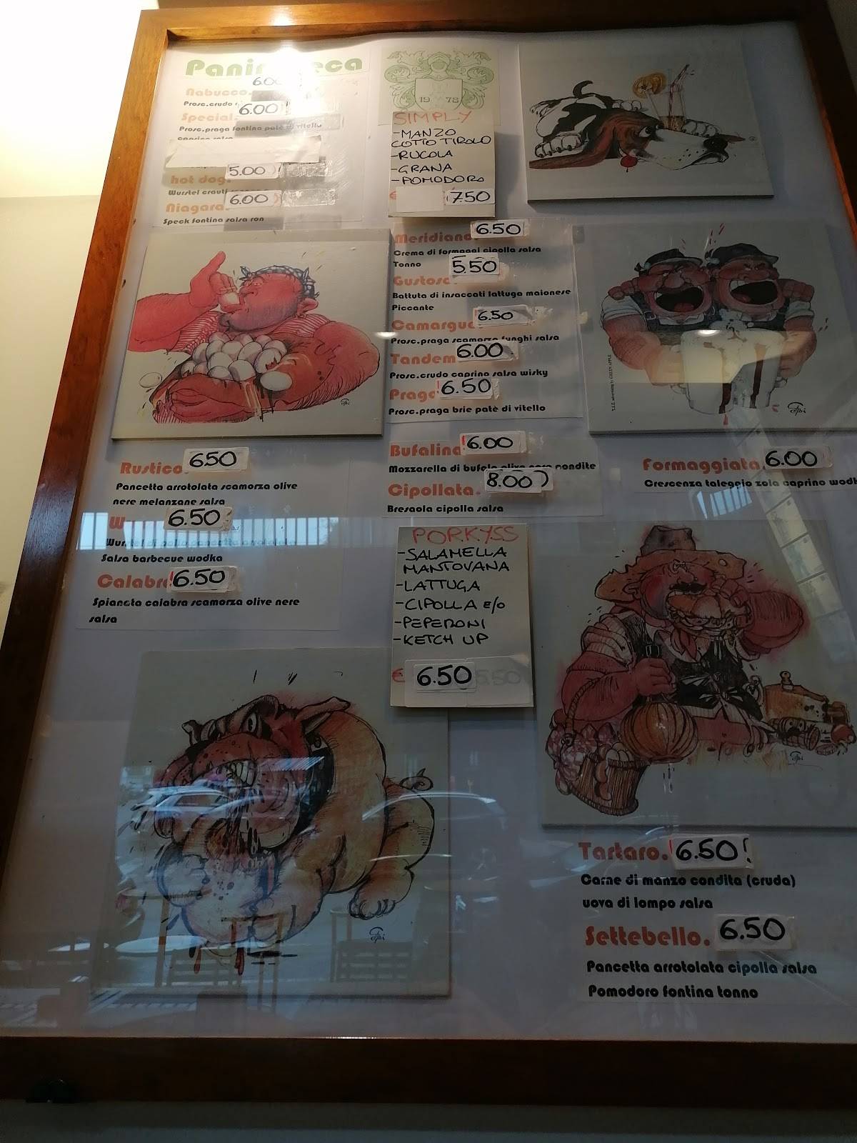 Menu di Paninoteca Ciaraldi 