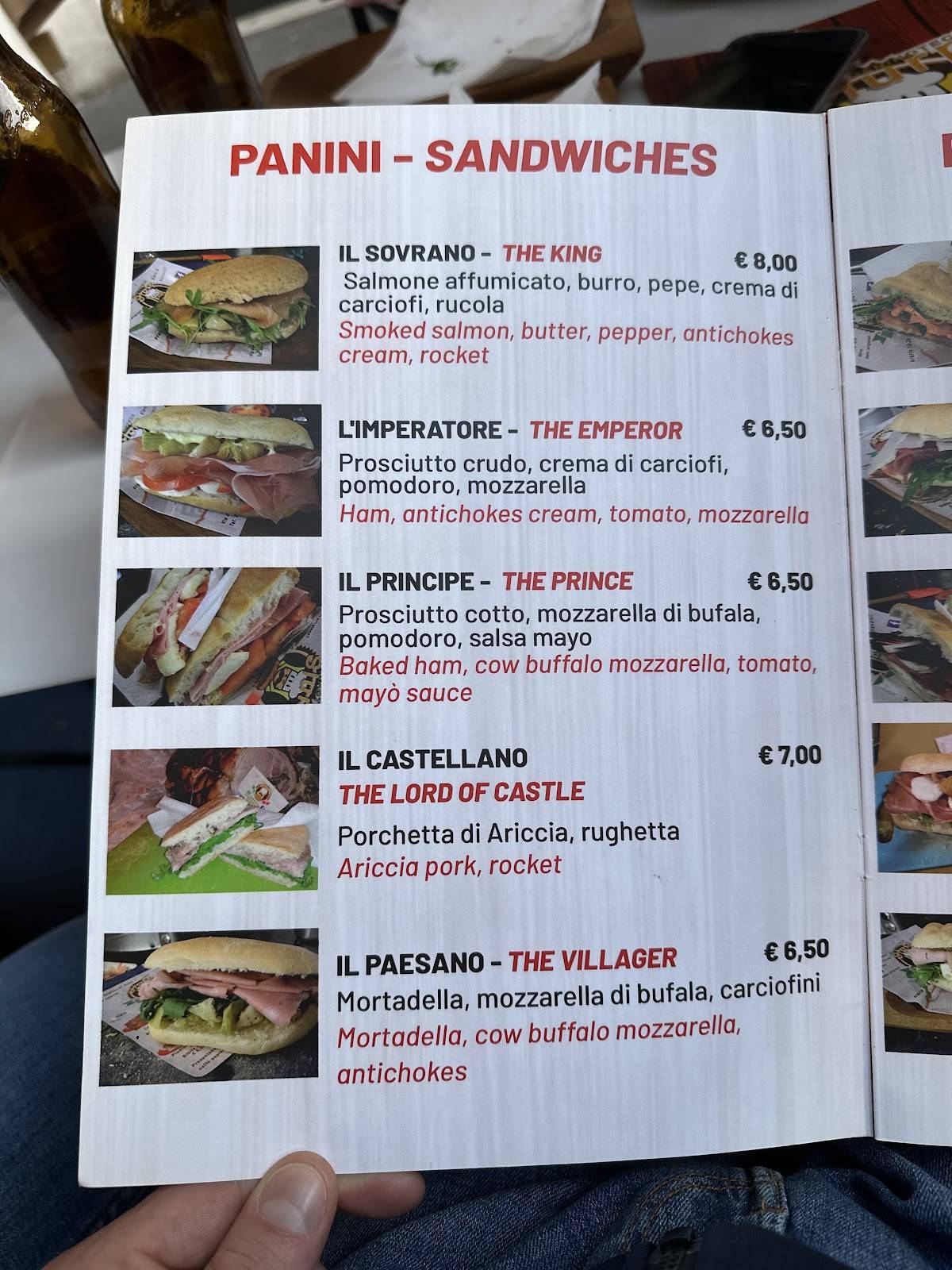 Menu di Slurp 