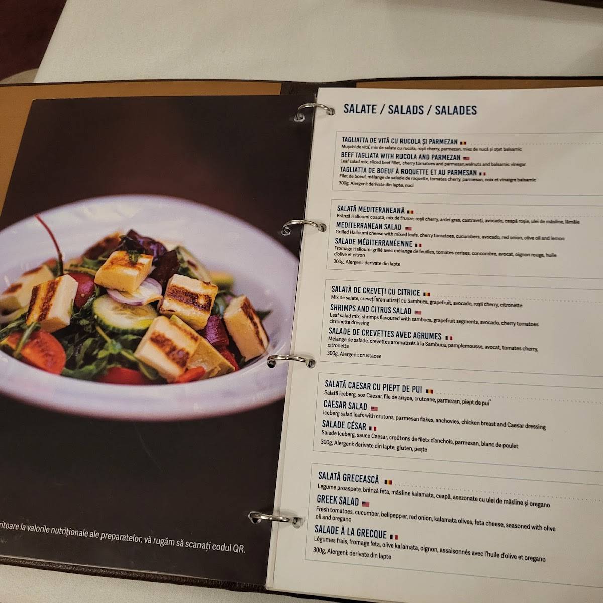 Menu de Panoramic