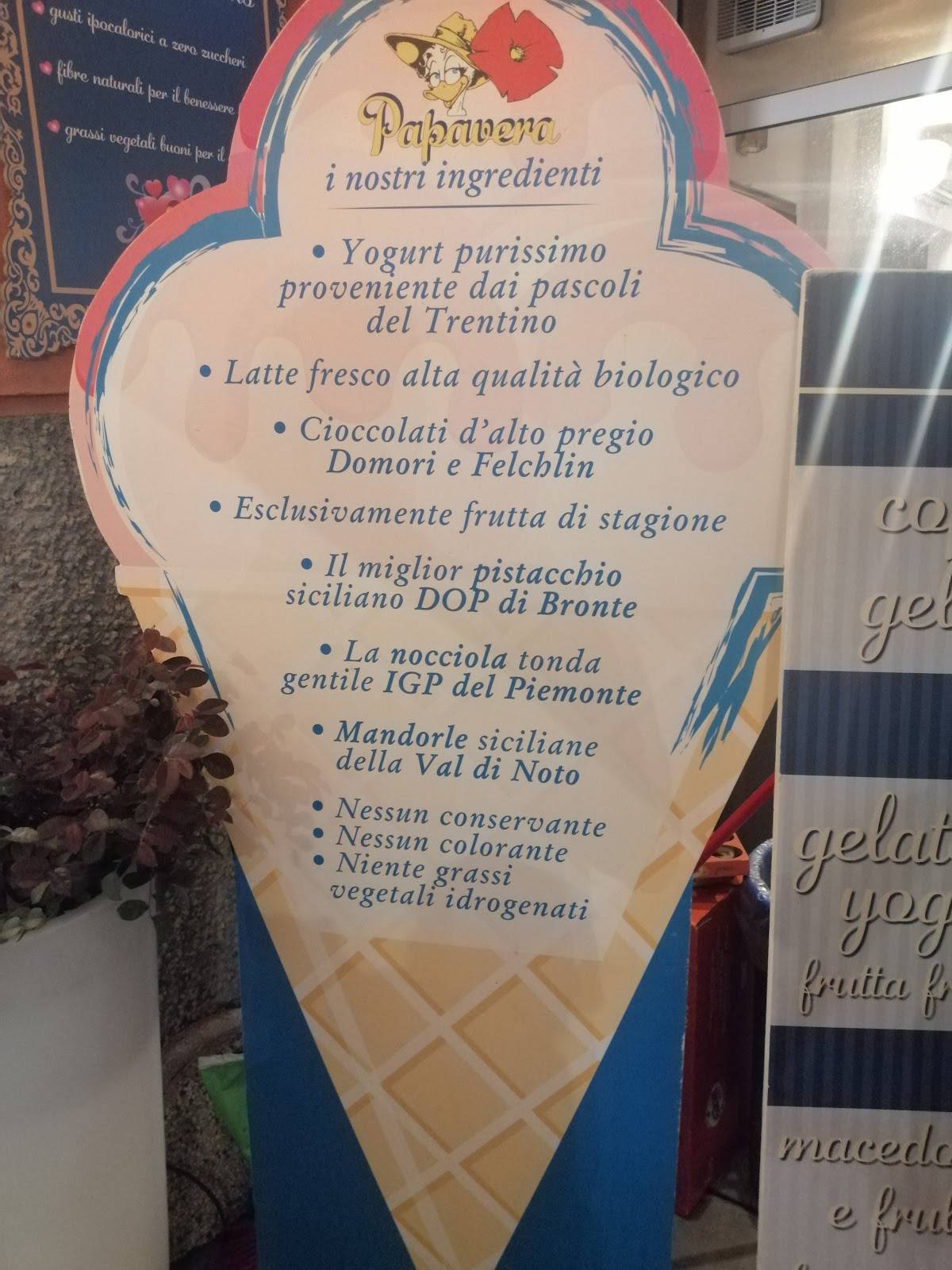 Menu di Papavera 