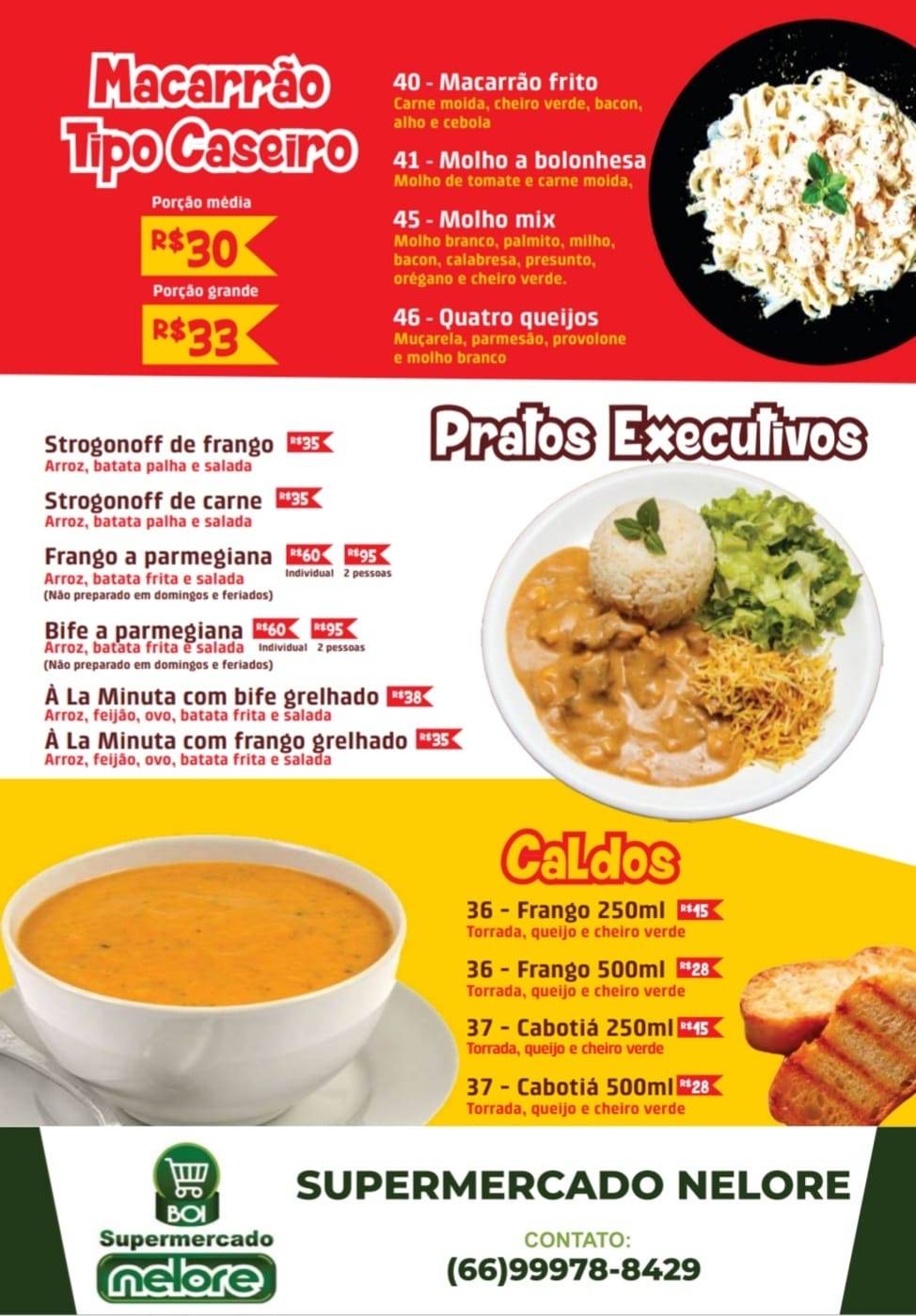 Pastel Mix cardápio