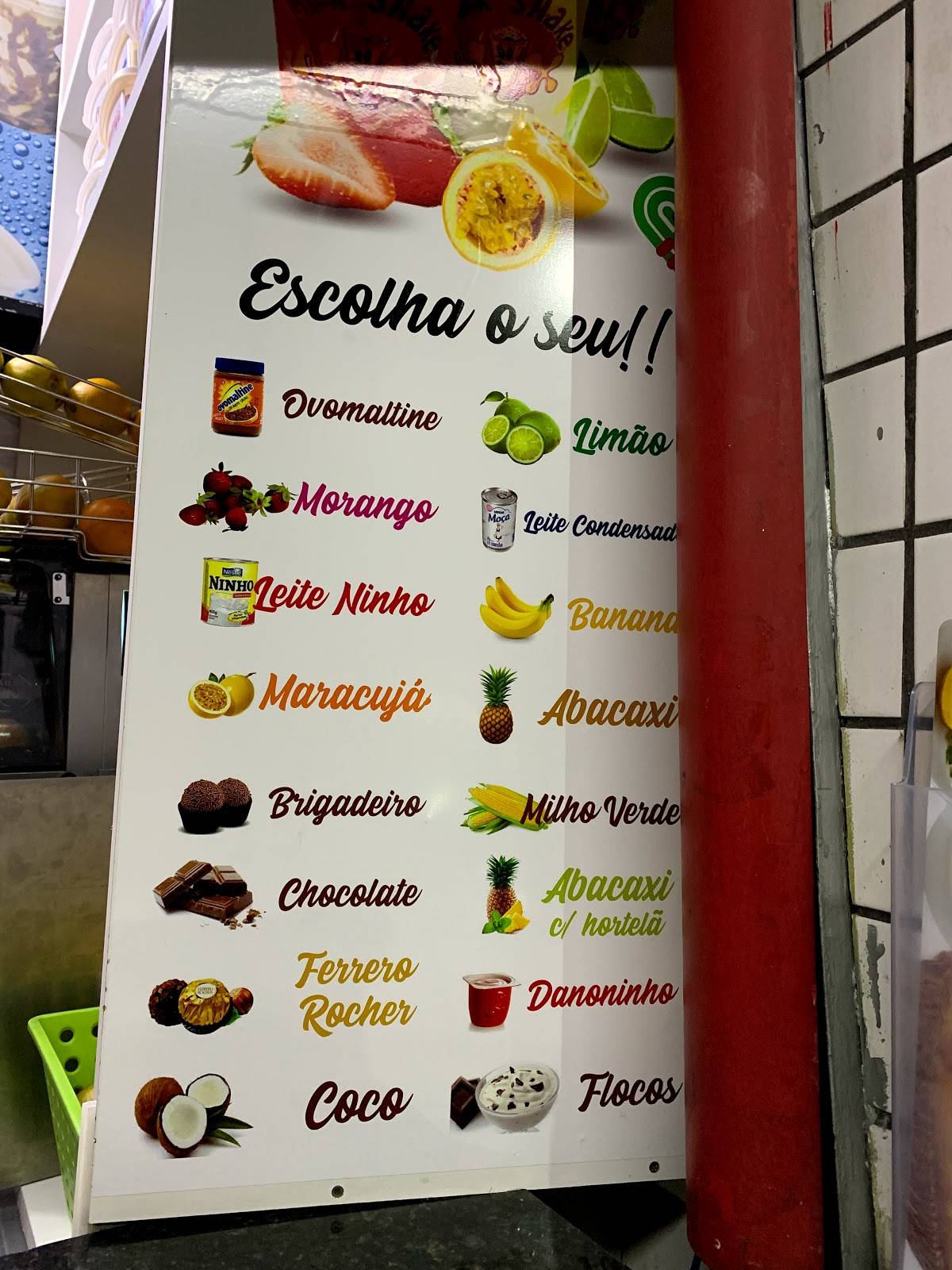 Pastelaria do Cecap cardápio