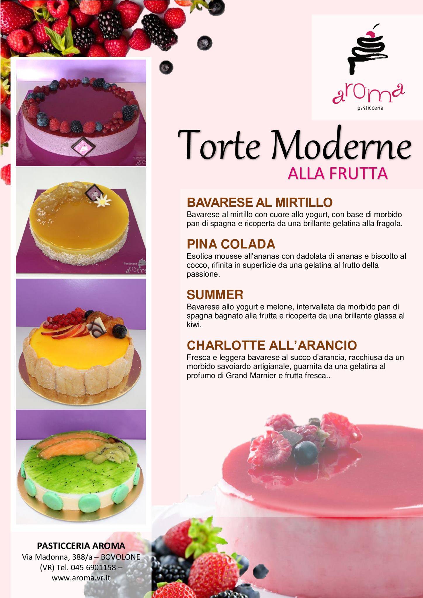 Menu di Pasticceria Aroma snc 