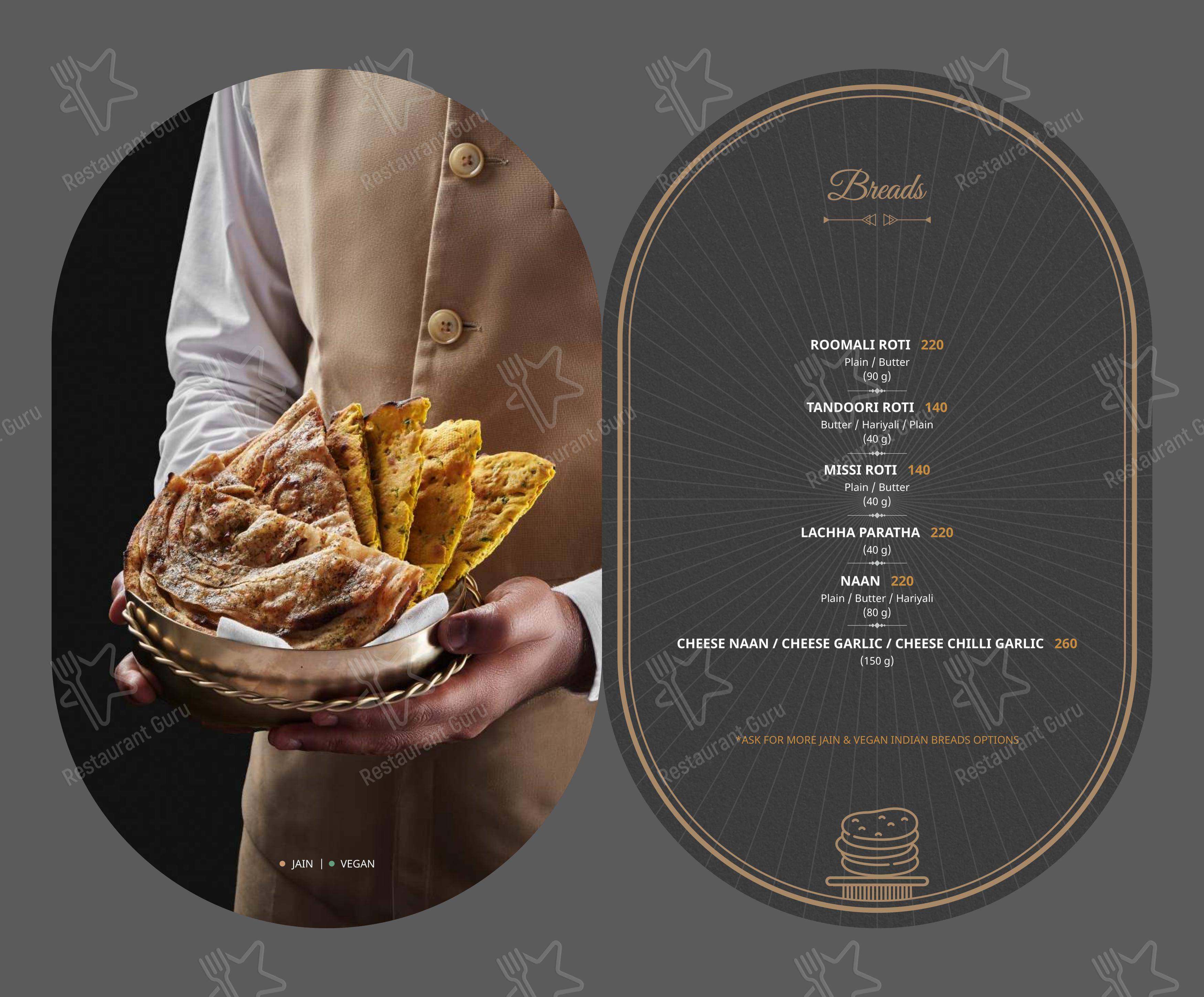 菜单 for Patang Re-Evolve in Ahmedabad