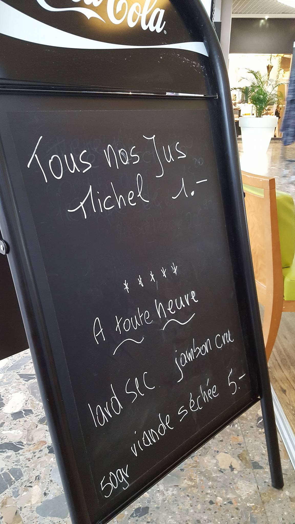Menu di Pause-Café 