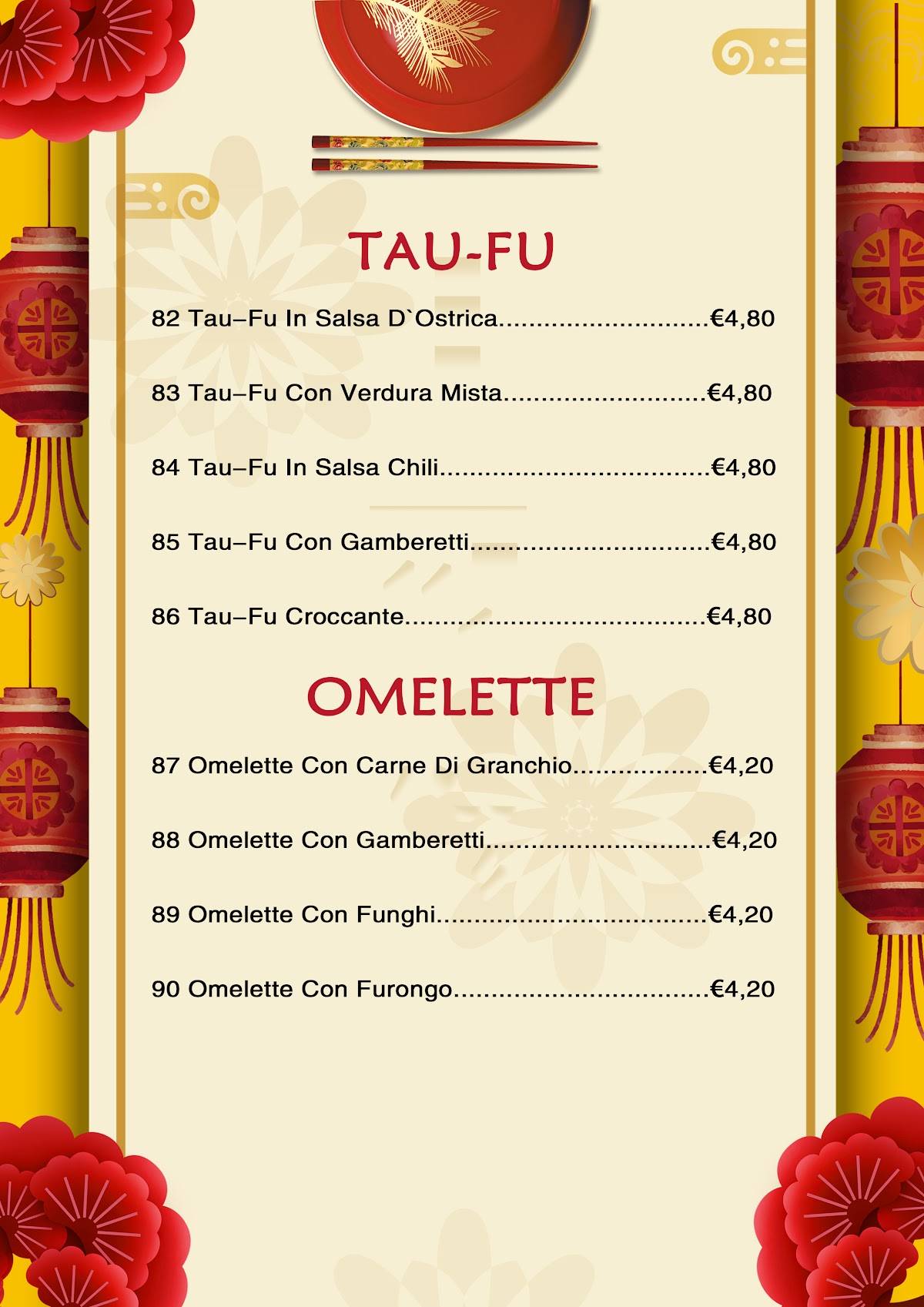 Menu di Pechino 