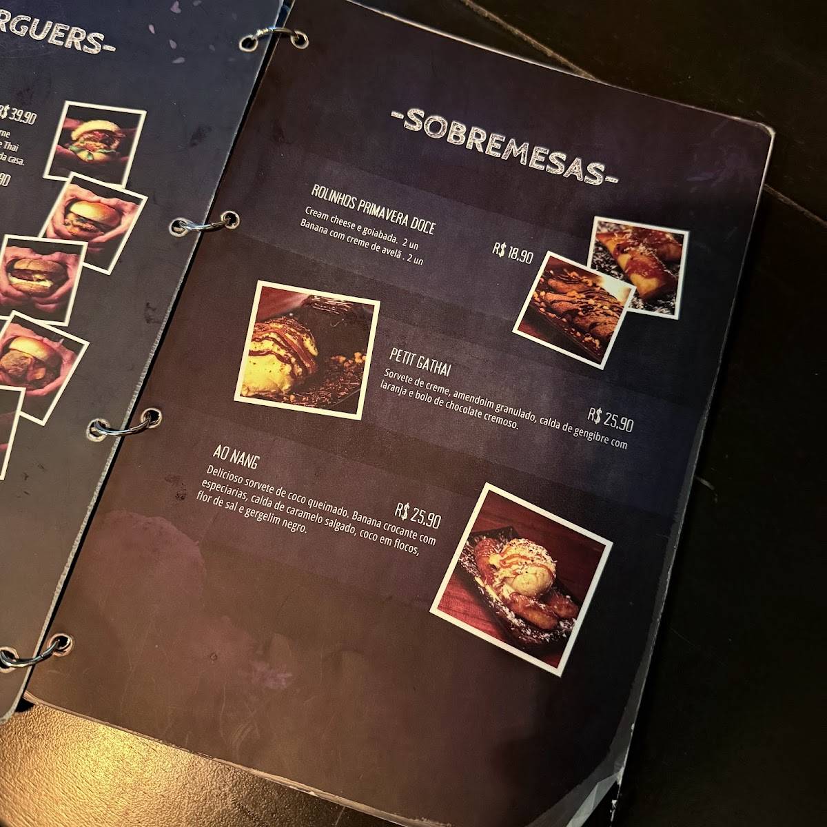 Pede Thai Restobar cardápio