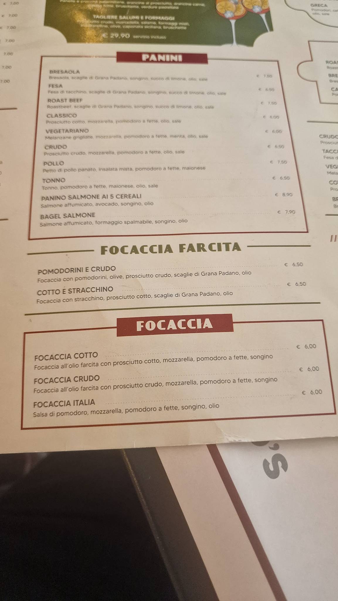 Menu di Pedro's Coffee Bistrot 