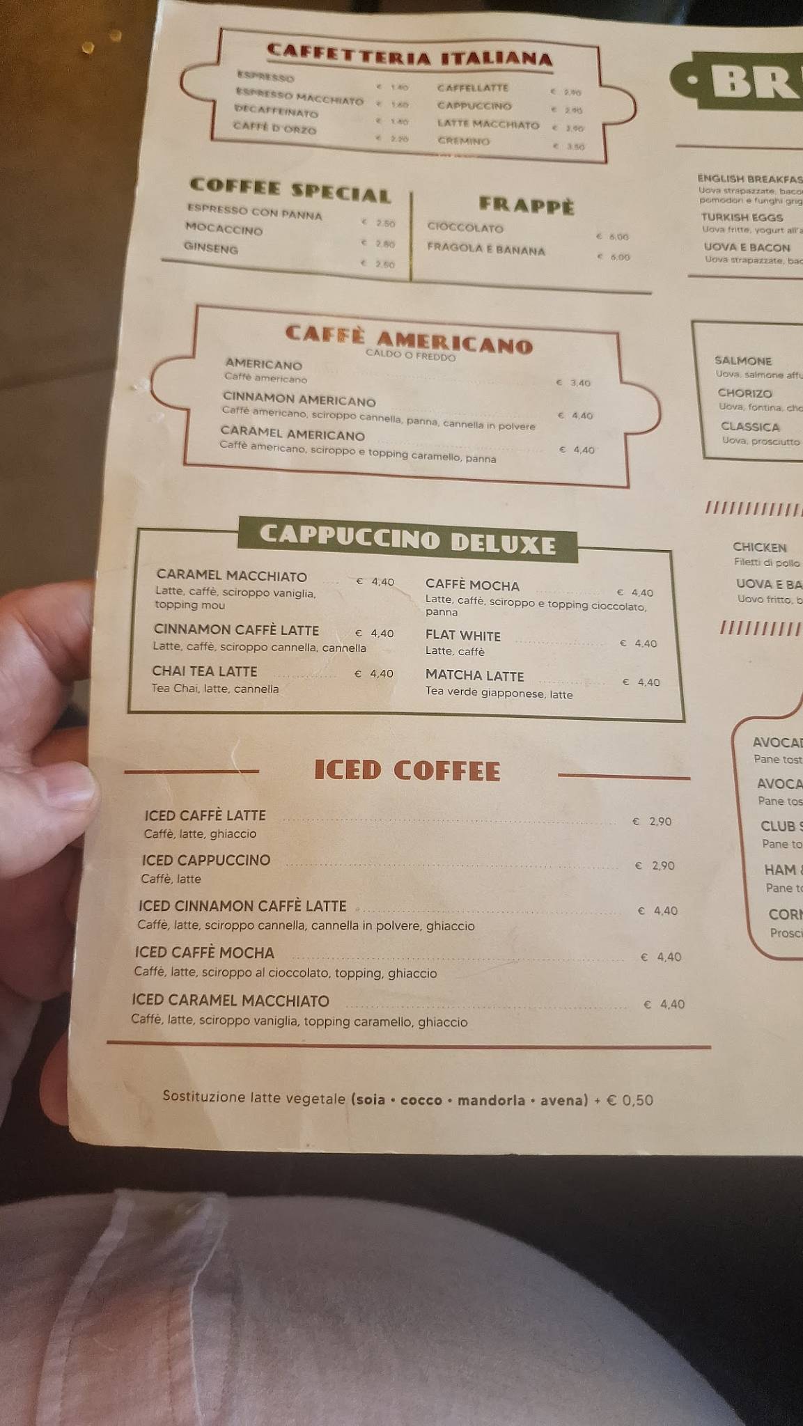 Menu di Pedro's Coffee Bistrot 