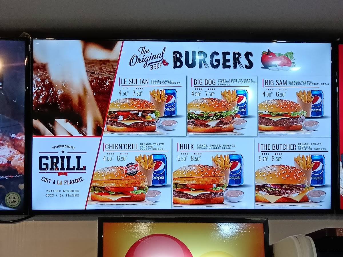 Menu de BAIT'S GRILL