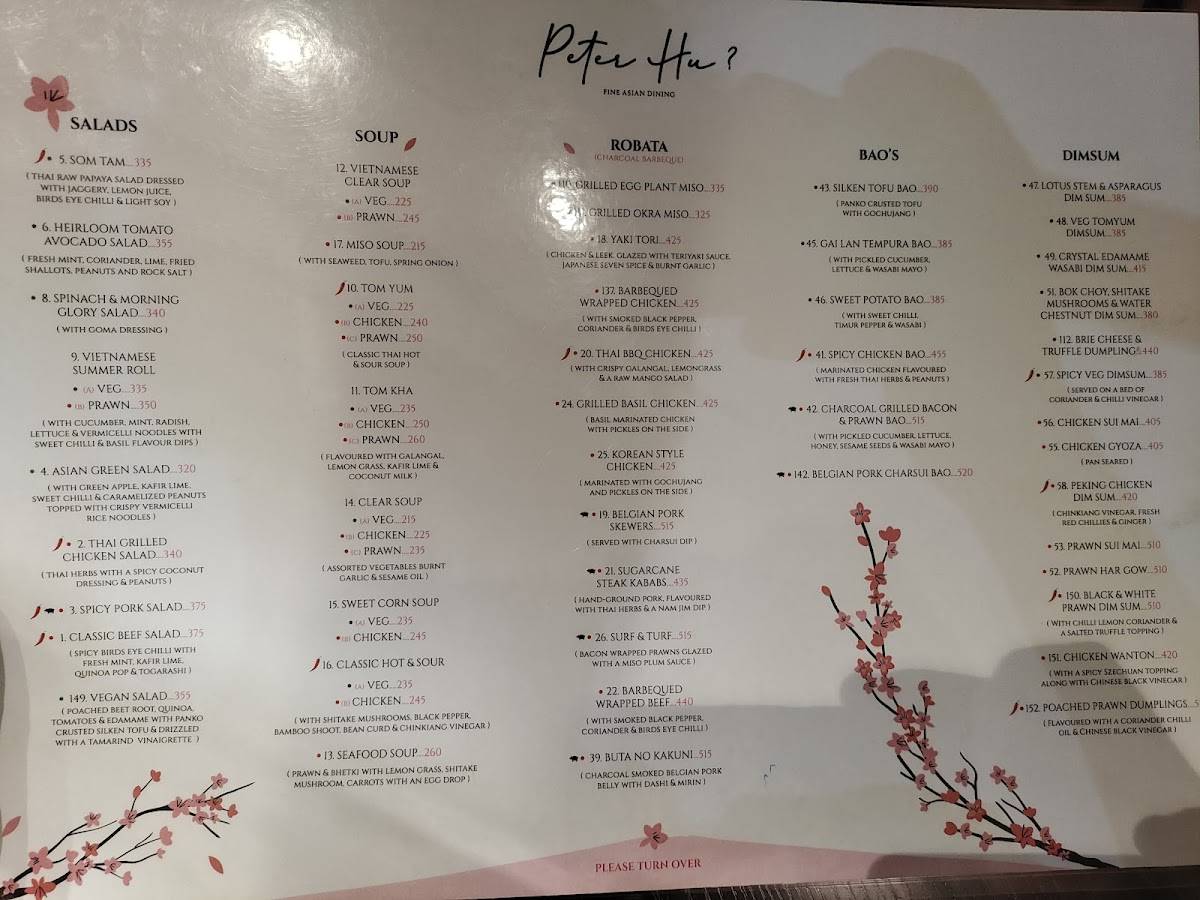 Peter Hu ? menu
