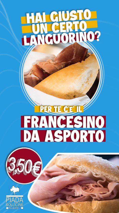 Menu di Piadè San Donato 