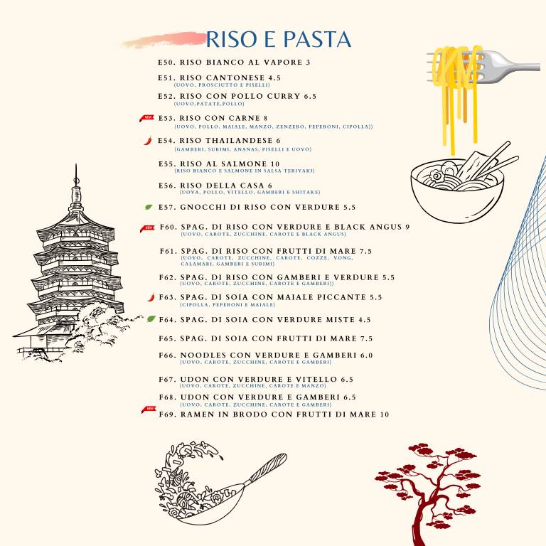 Menu di Grande Bambù 2 