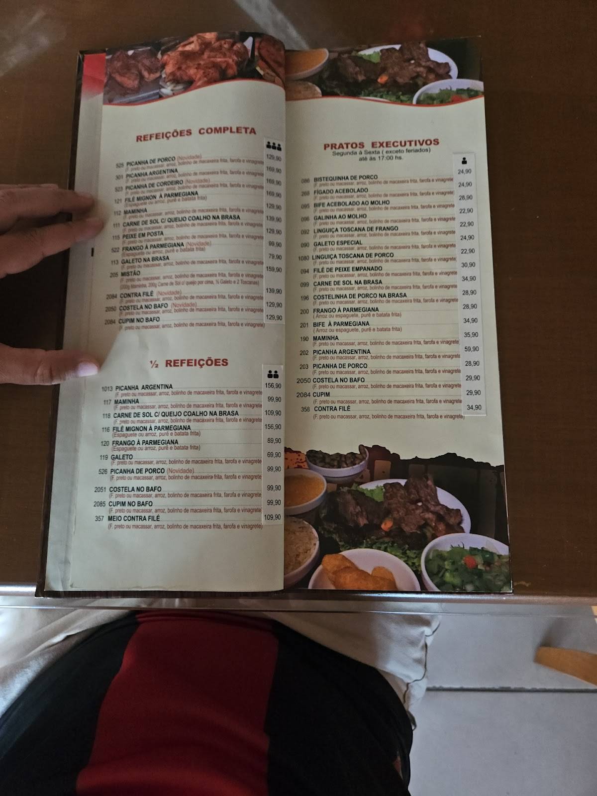 Picanha do Márcio cardápio