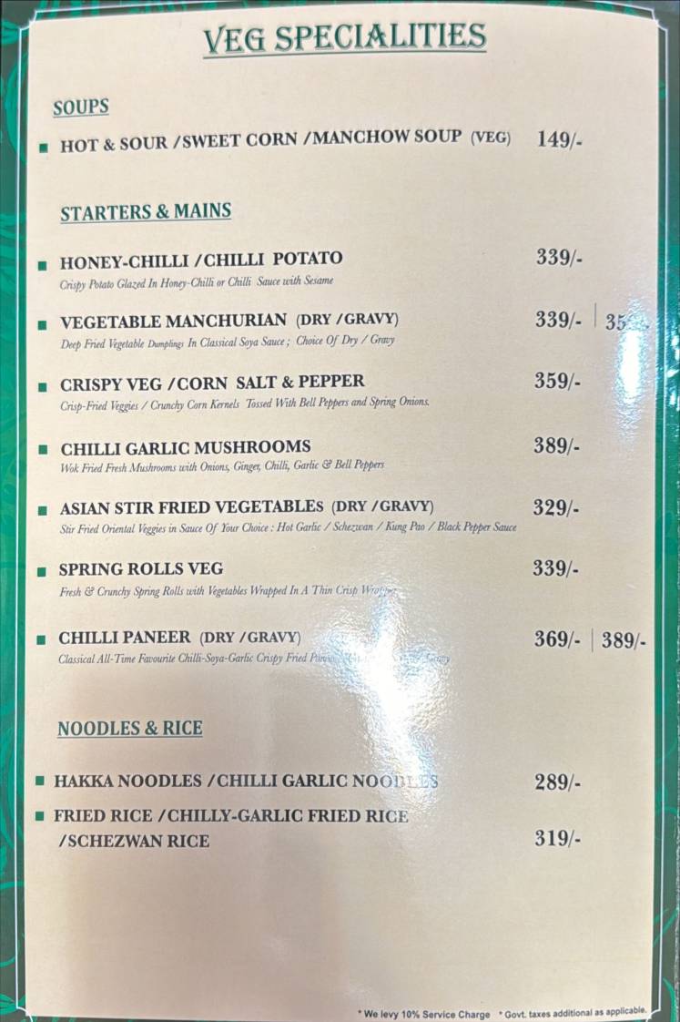 Pind Balluchi Gaur City Mall Noida menu