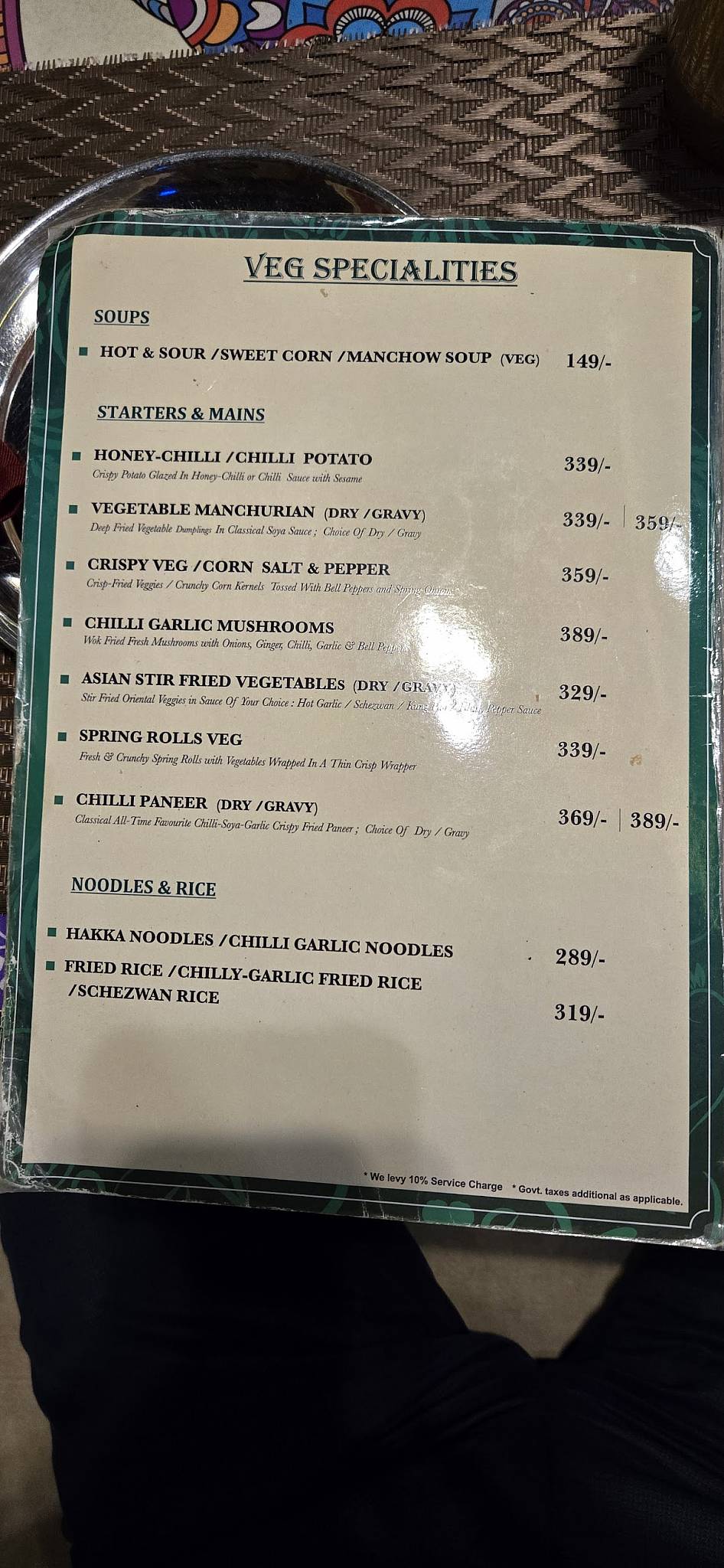 Pind Balluchi Gaur City Mall Noida menu