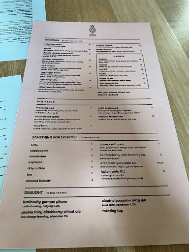 Menu de Pip