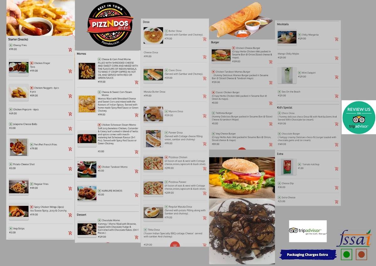 PizzNdos Let's Eat HAFLONG menu