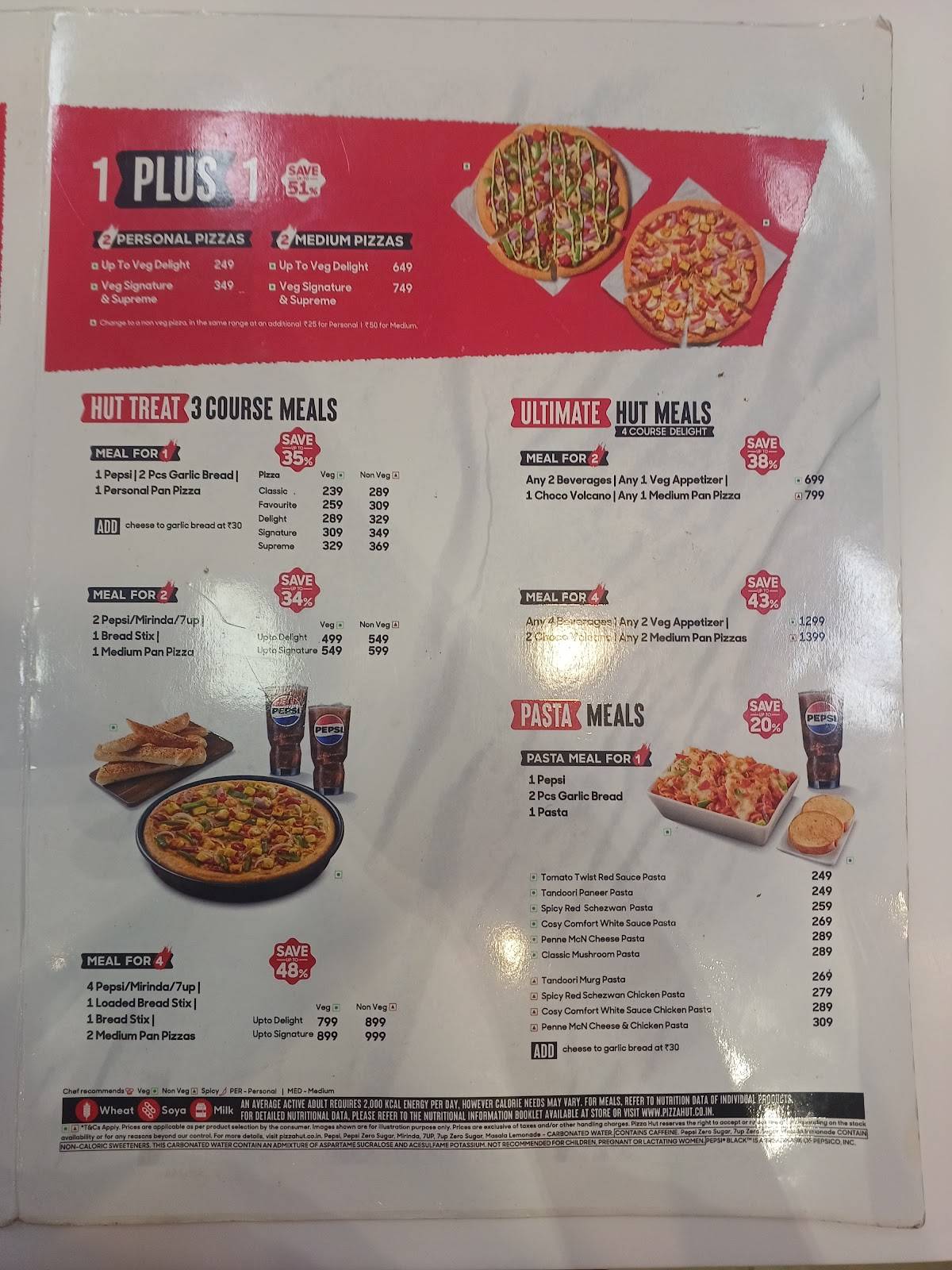 Pizza Hut Karve Road, Pune menu